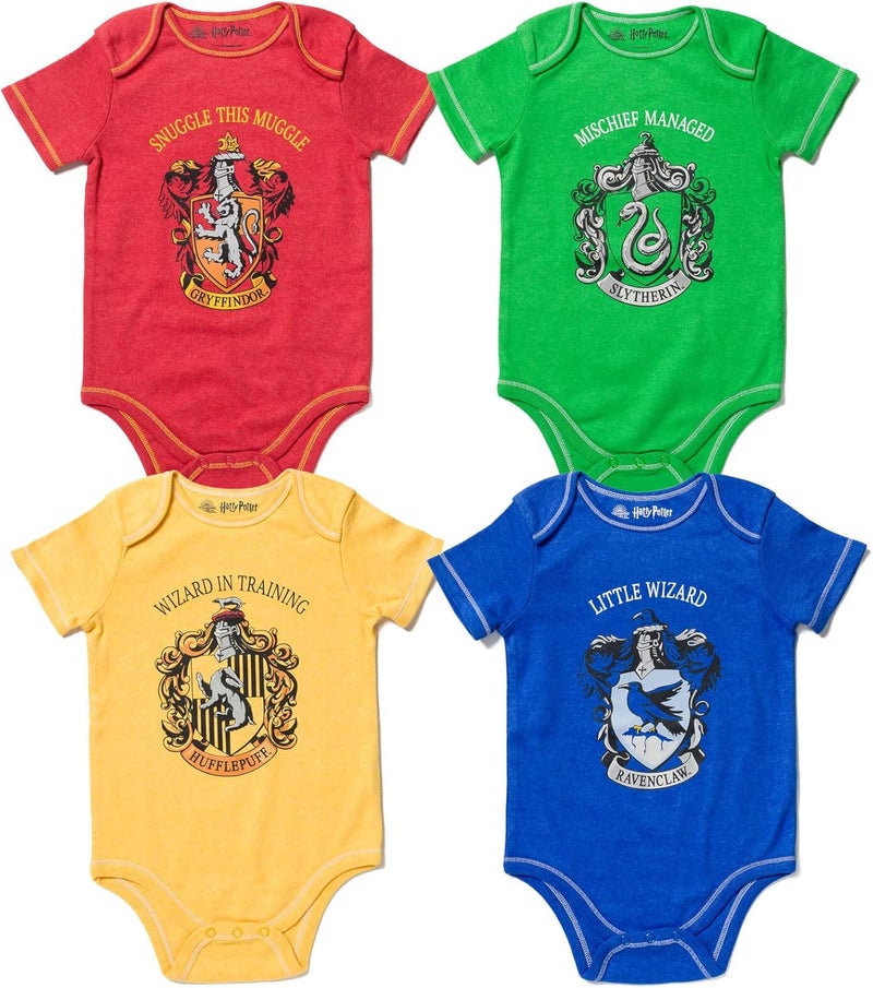 Harry Potter طقم 4 قطع من بدلات الأطفال حديثي الولادة إلى الرضع - Image 1